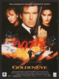 5x272 GOLDENEYE French 15x21 '95 Pierce Brosnan as secret agent James Bond 007, cool image!