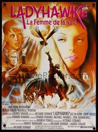 5x291 LADYHAWKE French 15x21 '85 cool Formosa art of Michelle Pfeiffer & young Matthew Broderick!