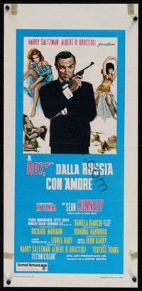 5x075 FROM RUSSIA WITH LOVE Italian locandina R70s Sean Connery is Ian Fleming's James Bond 007!