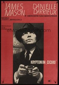 5x151 5 FINGERS Polish 23x33 '61 James Mason, Danielle Darrieux, true story of most fabulous spy!