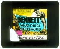 5y204 WHAT PRICE HOLLYWOOD glass slide '32 Constance Bennett & Lowell Sherman in throes of passion!