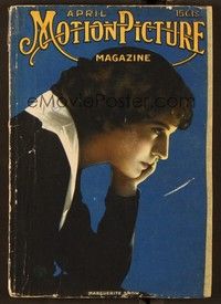 5y095 MOTION PICTURE magazine April 1916 profile portrait of Marguerite Snow by Leo Sielke!