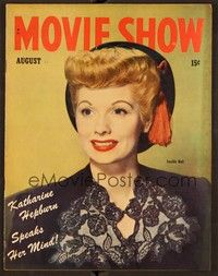 5y069 MOVIE SHOW magazine August 1944 great portrait of Lucille Ball from Meet the People!