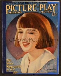 5y148 PICTURE PLAY magazine March 1924 great art of winking Colleen Moore by Henry Clive!