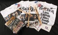5y021 LOT OF 32 MISC. PROMO ITEMS lot '86-'94 Backbeat, shirts, drumsticks, backstage pass + more!