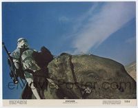 5z540 STAR WARS color 11x14 '77 George Lucas, close up of Storm Trooper riding on creature!