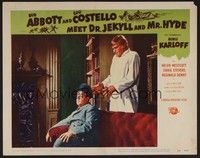 5z114 ABBOTT & COSTELLO MEET DR. JEKYLL & MR. HYDE LC #8 '53 John Dierkes sneaking up on Lou!