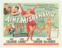 5z022 AIN'T MISBEHAVIN' TC '55 sexy full-length Piper Laurie & Mamie Van Doren!