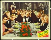 5z152 BIG HANGOVER LC #4 '50 Elizabeth Taylor & Van Johnson at fancy dinner party!