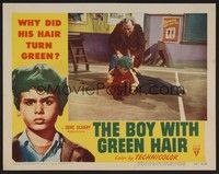 5z177 BOY WITH GREEN HAIR LC #3 '48 Pat O'Brien stops Dean Stockwell from fighting with other boy!