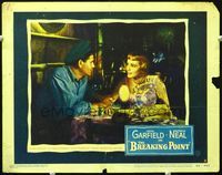 5z180 BREAKING POINT LC #8 '50 John Garfield, Patricia Neal, from Ernest Hemingway's story!