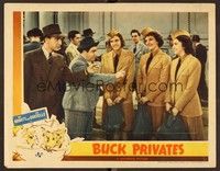 5z187 BUCK PRIVATES LC '41 close up of Bud Abbott & Lou Costello with The Andrews Sisters!