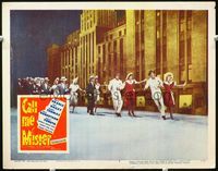 5z193 CALL ME MISTER LC #7 '51 great image of men & women dancing on Manhattan street!