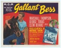 5z043 GALLANT BESS TC '46 great close up of Marshall Thompson with Bess the horse!