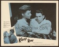 5z377 KINGS ROW LC #6 R56 Ann Sheridan holds Ronald Reagan who asks Where's the rest of me!