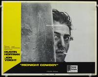 5z418 MIDNIGHT COWBOY int'l LC #8 '69 best close up of Dustin Hoffman as Ratso Rizzo with cigarette!