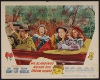 5z424 MR. BLANDINGS BUILDS HIS DREAM HOUSE LC #2 '48 Cary Grant, Myrna Loy & daughters in car!