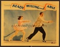 5z480 READY, WILLING & ABLE LC '37 great image of Ruby Keeler & Lee Dixon in middle of dance!
