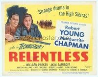 5z087 RELENTLESS TC R53 Robert Young, Marguerite Chapman, strange drama in the High Sierras!