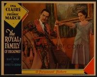 5z493 ROYAL FAMILY OF BROADWAY LC '30 Mary Brian standing next to wild-eyed Fredric March!