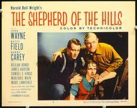 5z509 SHEPHERD OF THE HILLS LC #5 R55 close portrait of John Wayne, Betty Field & Harry Carey!