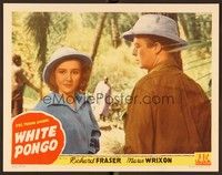 5z599 WHITE PONGO LC '45 pith helmeted Richard Fraser eyes Maris Wrixon in the jungle!