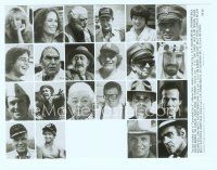 6a090 CANNONBALL RUN II 6.75x9.75 still '84 portraits of the top 22 stars in the movie!