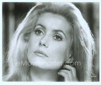 6a095 CATHERINE DENEUVE 8.25x10 still '60s super close up of the beautiful French actress!