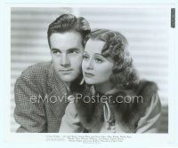 6a115 COLLEGE HOLIDAY 8x10 still '36 romantic close up of Johnny Downs & pretty Eleanor Whitney!