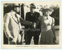 6a117 CONFLICT 8x10 still '36 young John Wayne stops big guy from harassing pretty girl!