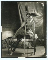 6a137 DAUGHTER OF LUXURY 8x10 still '22 wonderful full-length c/u of Agnes Ayres in cool costume!