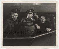 6a144 DESTROYER 8x10 still '43 Edward G. Robinson, young Glenn Ford & Regis Toomey on ship!