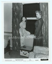 6a153 DON'T BOTHER TO KNOCK 8x10 still '52 Marilyn Monroe & young Donna Corcoran by window!