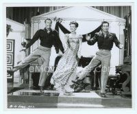 6a155 DOWN TO EARTH 8x10 still '46 Rita Hayworth dancing w/ Larry Parks & Marc Platt by Ned Scott!