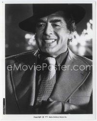 6a172 EVERY LITTLE CROOK & NANNY 8x10 still '72 close up of gangster Victor Mature showing teeth!