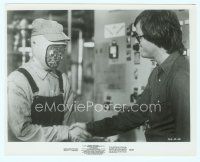 6a200 FUTUREWORLD 8x10 still '76 Peter Fonda shakes hands with faceless worker robot!