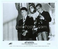 6a219 GRADUATE 8x10 still '68 Elizabeth Wilson & William Daniels with son Dustin Hoffman at party!