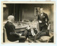 6a221 GRAND HOTEL 8x10 still '32 John & Lionel Barrymore with horribly scarred Lewis Stone!