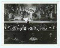 6a226 GREAT ZIEGFELD 8x10 still '36 Luise Rainer on stage sings with orchestra in music hall!