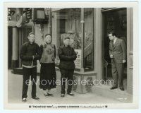 6a234 HATCHET MAN 8x10 still '32 Edward G. Robinson looks at three Asian men standing on street!