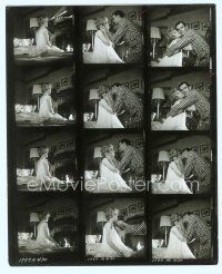 6a445 PERIOD OF ADJUSTMENT contact sheet 8x10 still '62 sexy Jane Fonda in nightie with Jim Hutton!