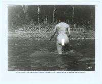 6a339 LONESOME WOMEN 8x10 still '59 great image of naked Brazilian woman crossing river!