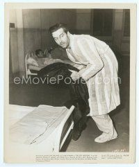 6a345 LOST WEEKEND 8x10 still '45 close up of alcoholic Ray Milland sneaking out of hospital!
