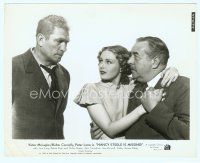 6a391 NANCY STEELE IS MISSING 8x10 still '37 Victor McLaglen looks at Walter Connolly holding Lang