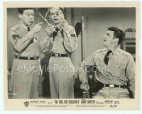 6a402 NO TIME FOR SERGEANTS 8x10 still '58 Andy Griffith looking at Myron McCormick & Don Knotts!