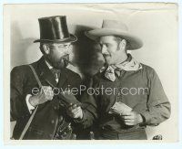 6a408 NORTH OF 36 8x10 key book still '24 Jack Holt showing papers to Noah Beery with cigar!
