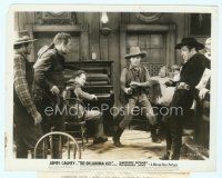 6a418 OKLAHOMA KID 8x10 still '39 James Cagney with gun & Humphrey Bogart in bar fight!