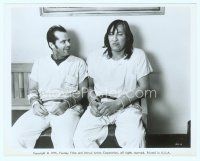 6a421 ONE FLEW OVER THE CUCKOO'S NEST 8x10 still '75 great c/u of Jack Nicholson & Will Sampson!
