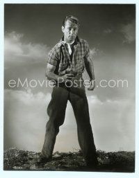 6a413 O.S.S. 7.25x9.25 still '46 best full-length image of Alan Ladd with gun by Whitey Schafer!