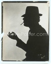 6a434 OUTSIDE THE LAW 8x10 still '20 great silhouette of Lon Chaney Sr. by Freulich!